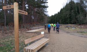 Photo of cyclists at Buckler's Forest