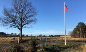Flags flying at Ash Ranges
