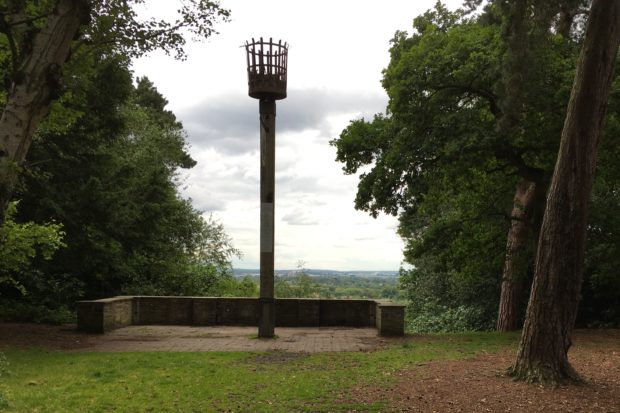Photograph of the beacon on St Ann’s Hill