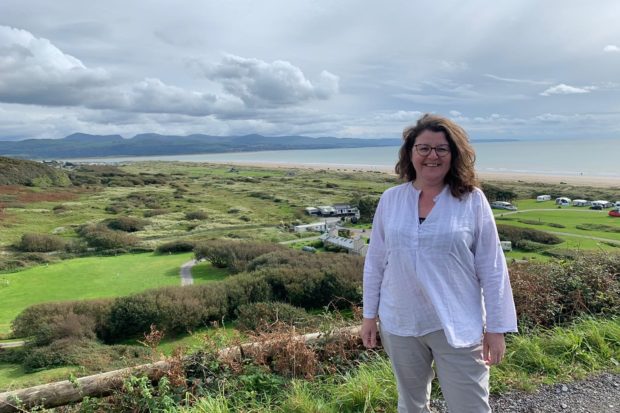 Photograph of Ruth, taken in Wales.