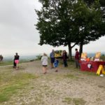 Photograph showing a foggy viewpoint for the start of Heath Week!