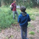 Photograph of Michael explaining about nightjars