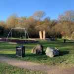 Photo looking across the adventure play park