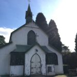 Photograph of historic church made from corrugated iron