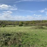 Wide view of surrounding countryside.