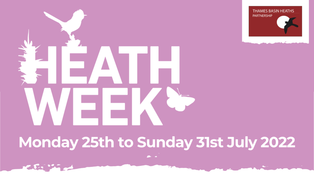 Banner for Heath Week 2022 - Monday 25th to Sunday 31st July 2022